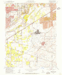 Carmichael California Historical topographic map, 1:24000 scale, 7.5 X 7.5 Minute, Year 1954