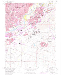 Carmichael California Historical topographic map, 1:24000 scale, 7.5 X 7.5 Minute, Year 1967