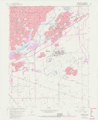 Carmichael California Historical topographic map, 1:24000 scale, 7.5 X 7.5 Minute, Year 1967
