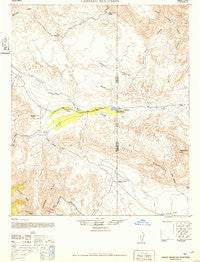 Carrizo Mountain California Historical topographic map, 1:62500 scale, 15 X 15 Minute, Year 1942