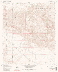 Carrizo Mtn California Historical topographic map, 1:24000 scale, 7.5 X 7.5 Minute, Year 1957