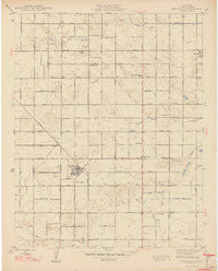 Caruthers California Historical topographic map, 1:24000 scale, 7.5 X 7.5 Minute, Year 1947