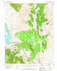 Casa Diablo Mtn California Historical topographic map, 1:62500 scale, 15 X 15 Minute, Year 1953
