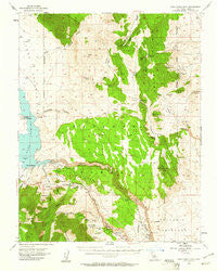 Casa Diablo Mtn California Historical topographic map, 1:62500 scale, 15 X 15 Minute, Year 1953