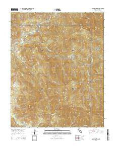 Case Mountain California Current topographic map, 1:24000 scale, 7.5 X 7.5 Minute, Year 2015