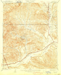 Castaic California Historical topographic map, 1:24000 scale, 7.5 X 7.5 Minute, Year 1940
