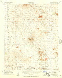 Castle Butte California Historical topographic map, 1:62500 scale, 15 X 15 Minute, Year 1956