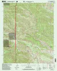 Catclaw Flat California Historical topographic map, 1:24000 scale, 7.5 X 7.5 Minute, Year 1996