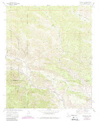 Catclaw Flat California Historical topographic map, 1:24000 scale, 7.5 X 7.5 Minute, Year 1972