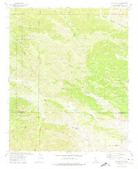 Catclaw Flat California Historical topographic map, 1:24000 scale, 7.5 X 7.5 Minute, Year 1972