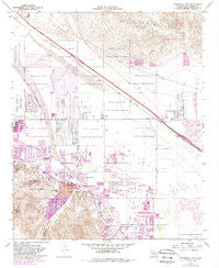 Cathedral City California Historical topographic map, 1:24000 scale, 7.5 X 7.5 Minute, Year 1958