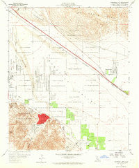 Cathedral City California Historical topographic map, 1:24000 scale, 7.5 X 7.5 Minute, Year 1958