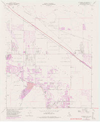Cathedral City California Historical topographic map, 1:24000 scale, 7.5 X 7.5 Minute, Year 1958