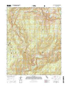 Cattle Mountain California Current topographic map, 1:24000 scale, 7.5 X 7.5 Minute, Year 2015