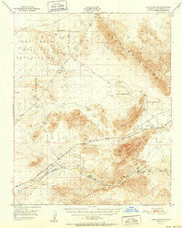 Cave Mountain California Historical topographic map, 1:62500 scale, 15 X 15 Minute, Year 1951
