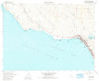 Cayucos California Historical topographic map, 1:24000 scale, 7.5 X 7.5 Minute, Year 1965