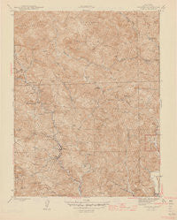 Cazadero California Historical topographic map, 1:31680 scale, 7.5 X 7.5 Minute, Year 1945