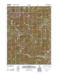 Cecilville California Historical topographic map, 1:24000 scale, 7.5 X 7.5 Minute, Year 2012