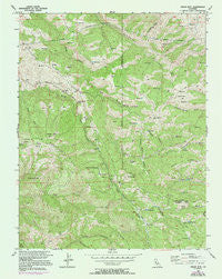 Cedar Mtn California Historical topographic map, 1:24000 scale, 7.5 X 7.5 Minute, Year 1956