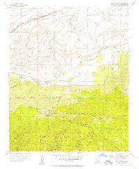 Cedar Springs California Historical topographic map, 1:24000 scale, 7.5 X 7.5 Minute, Year 1956