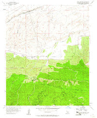 Cedar Springs California Historical topographic map, 1:24000 scale, 7.5 X 7.5 Minute, Year 1956
