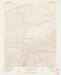 Cedar Springs California Historical topographic map, 1:24000 scale, 7.5 X 7.5 Minute, Year 1956