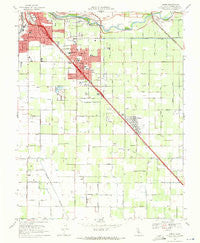Ceres California Historical topographic map, 1:24000 scale, 7.5 X 7.5 Minute, Year 1969