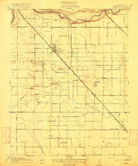 Ceres California Historical topographic map, 1:31680 scale, 7.5 X 7.5 Minute, Year 1916
