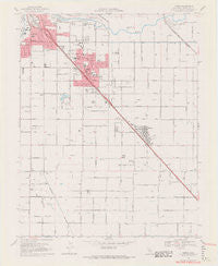 Ceres California Historical topographic map, 1:24000 scale, 7.5 X 7.5 Minute, Year 1969