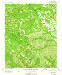 Chews Ridge California Historical topographic map, 1:24000 scale, 7.5 X 7.5 Minute, Year 1956