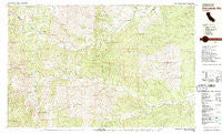 Chickabally Mtn California Historical topographic map, 1:25000 scale, 7.5 X 15 Minute, Year 1981