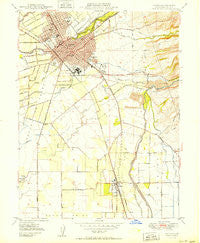 Chico California Historical topographic map, 1:24000 scale, 7.5 X 7.5 Minute, Year 1950