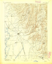 Chico California Historical topographic map, 1:125000 scale, 30 X 30 Minute, Year 1895