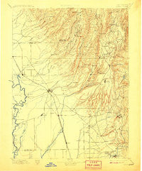 Chico California Historical topographic map, 1:125000 scale, 30 X 30 Minute, Year 1895