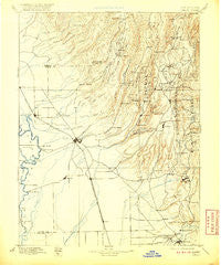 Chico California Historical topographic map, 1:125000 scale, 30 X 30 Minute, Year 1895