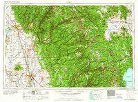 Chico California Historical topographic map, 1:250000 scale, 1 X 2 Degree, Year 1958