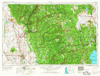 Chico California Historical topographic map, 1:250000 scale, 1 X 2 Degree, Year 1958