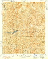 Chileno Canyon California Historical topographic map, 1:24000 scale, 7.5 X 7.5 Minute, Year 1942