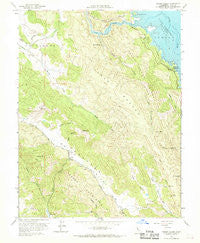 Chiles Valley California Historical topographic map, 1:24000 scale, 7.5 X 7.5 Minute, Year 1958