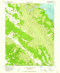 Chiles Valley California Historical topographic map, 1:24000 scale, 7.5 X 7.5 Minute, Year 1958