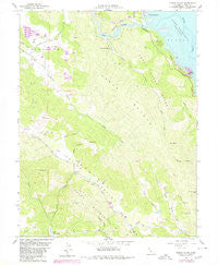Chiles Valley California Historical topographic map, 1:24000 scale, 7.5 X 7.5 Minute, Year 1958