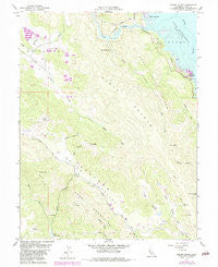 Chiles Valley California Historical topographic map, 1:24000 scale, 7.5 X 7.5 Minute, Year 1958