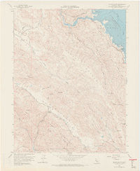 Chiles Valley California Historical topographic map, 1:24000 scale, 7.5 X 7.5 Minute, Year 1958