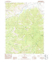 China Mtn California Historical topographic map, 1:24000 scale, 7.5 X 7.5 Minute, Year 1986