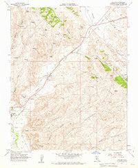 Cholame California Historical topographic map, 1:24000 scale, 7.5 X 7.5 Minute, Year 1961
