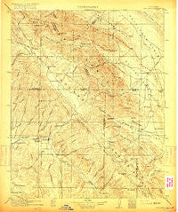 Cholame California Historical topographic map, 1:125000 scale, 30 X 30 Minute, Year 1917