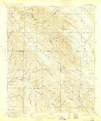 Cholame California Historical topographic map, 1:125000 scale, 30 X 30 Minute, Year 1917