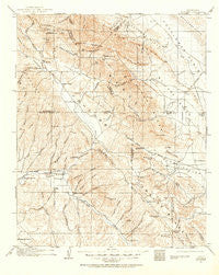 Cholame California Historical topographic map, 1:125000 scale, 30 X 30 Minute, Year 1915