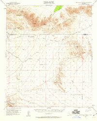 Chuckwalla Spring California Historical topographic map, 1:62500 scale, 15 X 15 Minute, Year 1953