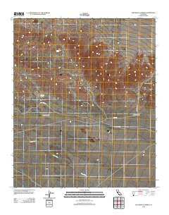 Chuckwalla Spring California Historical topographic map, 1:24000 scale, 7.5 X 7.5 Minute, Year 2012